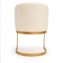 Ver imagem 3 de Cadeira Luna para Sala de Jantar Courino Off White - Sallar Home