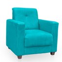 Ver imagem 4 de Poltrona Cadeira para Sala Confortável Reforçada Veneza Suede