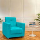 Ver imagem 2 de Poltrona Cadeira para Sala Confortável Reforçada Veneza Suede