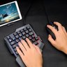 Teclado Gamer Rgb Uma Mão Semi Mecânico Jogos Usb - 4