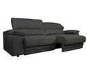 Ver imagem 6 de Sofá Leon 2,30m com Molas Retrátil Reclinável Velosuede - Netsofas - Chumbo