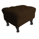 Ver imagem 4 de Kit 02 Puff Retro Luiz XV com Baú Suede Marrom 50 Escritório