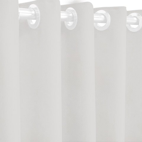 Cortina Pvc Blackout Corta Luz 280X180 Coleção Nova Admirare Cor: Branca