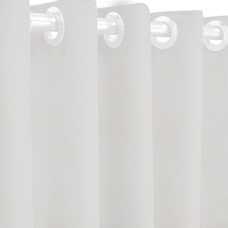 Cortina Pvc Blackout Corta Luz 280X180 Coleção Nova Admirare Cor: Branca