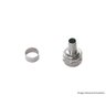 Conector Metalico Anel Niquelado Rg59u C/100pçs - 1