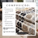 Ver imagem 5 de Tapete Sala Quarto Elegante 2,00m X 1,40m Antiderrapante Moderno Rústico Decorativo Aconchegante