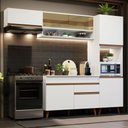 Ver imagem 1 de Armário de Cozinha Completa 250cm Branco Reims Madesa 04