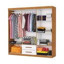 Ver imagem 3 de Guarda Roupa com 6 Portas 2 Gavetas Platinum -grand Line