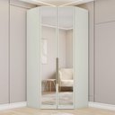 Ver imagem 1 de Canto Closet Bellagio 3 Gavetas 4 Prateleiras MDF-MDP 109.5cm Bege