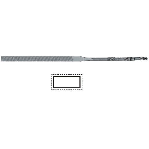 Lima Vallorbe Ourive Agulha Chata Paralela 180mm Gr00 2401