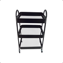 Ver imagem 2 de Carrinho Organizador Multiuso 3 Prateleiras Metal Rodinhas