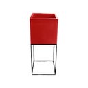 Ver imagem 5 de Vasos Planta Quadrado com Suporte 70 BGPLASTICOS V1030SM LILAS VIOLETA 008