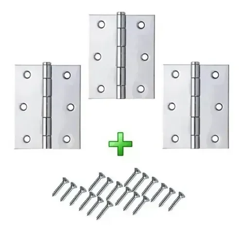 Ver mais imagens de Folha de Porta Frisada R10s com 3 Dobradiças 3 1/2 Parafusos:mogno/60 Cm