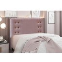 Ver imagem 4 de Cabeceira Cama Box Solteiro 90 Cm Gênova Veludo S04 - D'Rossi Cor Lilás