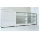 Ver imagem 2 de Balcão Caixa + 2 Expositores Lojas e Comércios Branco - Suprema Móveis