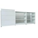 Ver imagem 1 de Balcão Caixa + 2 Expositores Lojas e Comércios Branco - Suprema Móveis