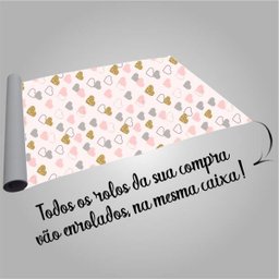 Papel de Parede Teen Corações 3,30x0,60 38 - 4