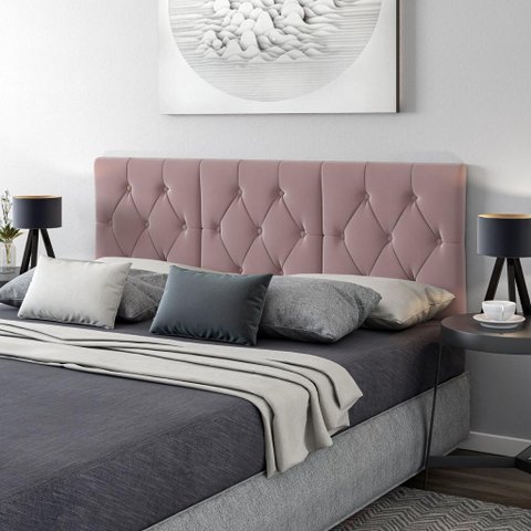 PAINEL CAMA BOX SUSPENSA VITORIA ROSE   1.40