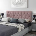 Ver imagem 1 de PAINEL CAMA BOX SUSPENSA VITORIA ROSE 1.40