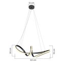 Ver imagem 2 de Pendente Potenza 45w 3000k Ø63,20 - Gmh P-potenza-preto