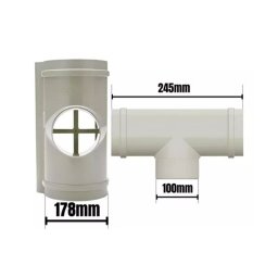 Bocal Descida Calha Pluvial Amanco 100mm X 170 Telhado Amanco - 2