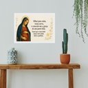 Ver imagem 2 de Quadro Nossa Senhora do Bom Parto - Oração 33x24cm - com Vidro:moldura Branca