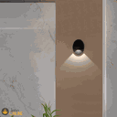 Ver imagem 3 de Arandela Para Area Externa Interna LED 1w 3000k Preto Globo