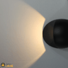 Arandela Para Area Externa Interna LED 1w 3000k Preto Globo - 6