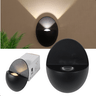 Arandela Para Area Externa Interna LED 1w 3000k Preto Globo - 1