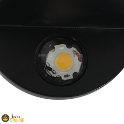 Arandela Para Area Externa Interna LED 1w 3000k Preto Globo - 4
