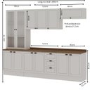 Ver imagem 3 de Cozinha Modulada Completa 5 Peças com Tampos Americana Portas em MDF Branca Frisado