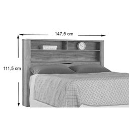 Cabeceira Cama Box Madeirado Casal Invicta Demolição - Santos Andirá - 3 Cabeceira Cama Box Madeirado Casal Invicta Demolição - Santos Andirá - 3