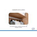 Ver imagem 5 de Guarda Roupa Casal Dante Plus 2PTS 3GV Fendi N. Horizonte