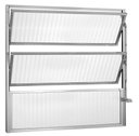 Ver imagem 1 de Vitro Basculante Aluminio Brilhante 60x60