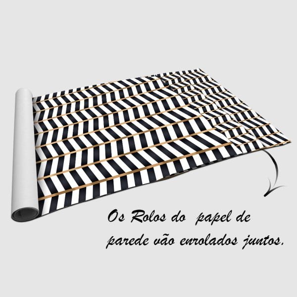 Papel de Parede Chevron 02 3,5m x 60cm - 5