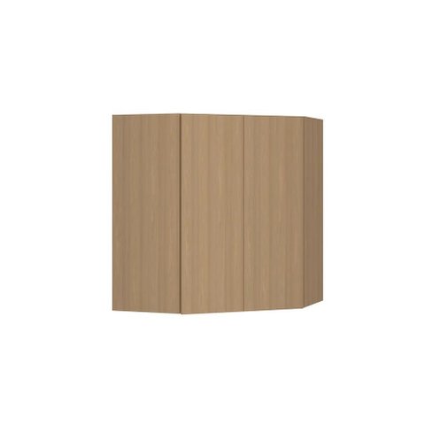 Armário de Parede Modulado Canto Oblíquo 74cm X 74cm 2 Portas Slim Luciane