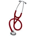 Ver imagem 2 de Estetoscopio 3m Littmann Master Cardiology 2163 Vinho com Prata Espelhado