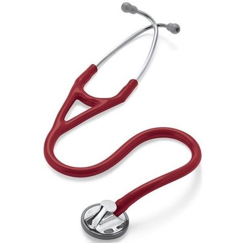 Estetoscopio 3m Littmann Master Cardiology 2163 Vinho com Prata Espelhado