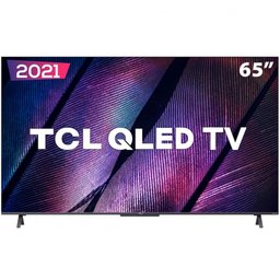 Smart Tv QLED 65 Polegadas 4K TCL Google TV 65C725 UHD Dolby Vision Atmos HDR10+ Dual Band Design Se - 1