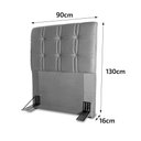 Ver imagem 3 de Cabeceira Cama Box Solteiro 90cm Suede Velut Cinza - King House