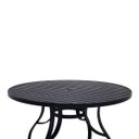 Ver imagem 6 de Jogo de Mesa Jantar Alumínio 6 Cadeiras Corda Náutica Preta Área Externa e Interna