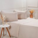 Ver imagem 2 de Jogo de Cama King Serenitá 4 Pçs Bordado Festonê 193x203x40cm Machiatto