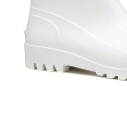 Bota De Pvc Fujiwara Cano Curto Branca Com Forro N.37 - 2