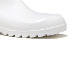 Bota De Pvc Fujiwara Cano Curto Branca Com Forro N.37 - 3