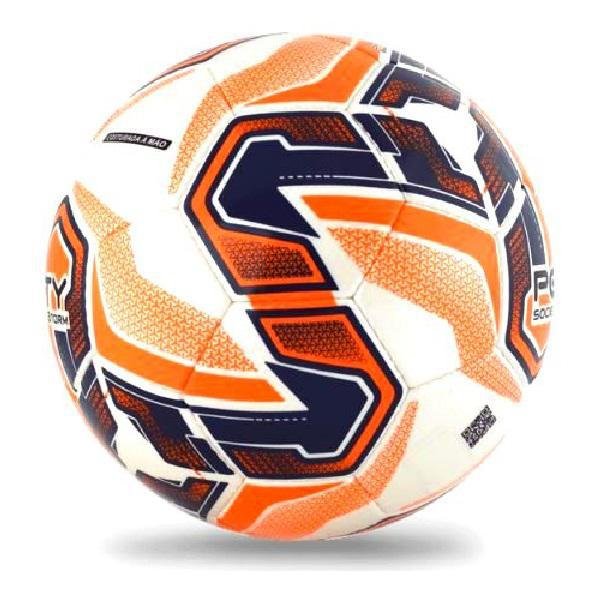 Bola Penalty Society Storm Xxi Laranja 25 Cm 600g - 2