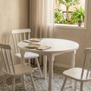 Ver imagem 2 de Mesa Redonda 99 cm Tampo MDF Dalas Branco