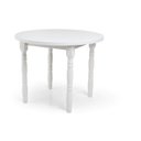 Ver imagem 1 de Mesa Redonda 99 cm Tampo MDF Dalas Branco