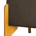 Ver imagem 2 de Puff Banqueta Catar Luxo Decorativo - Suede Marrom