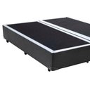 Ver imagem 5 de Cama Box Casal Bipartido Sintético Mega Cama-cinza