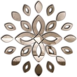 Espelho Decorativo Acrílico Enfeite Mandala Kit(38197 38199) - 3